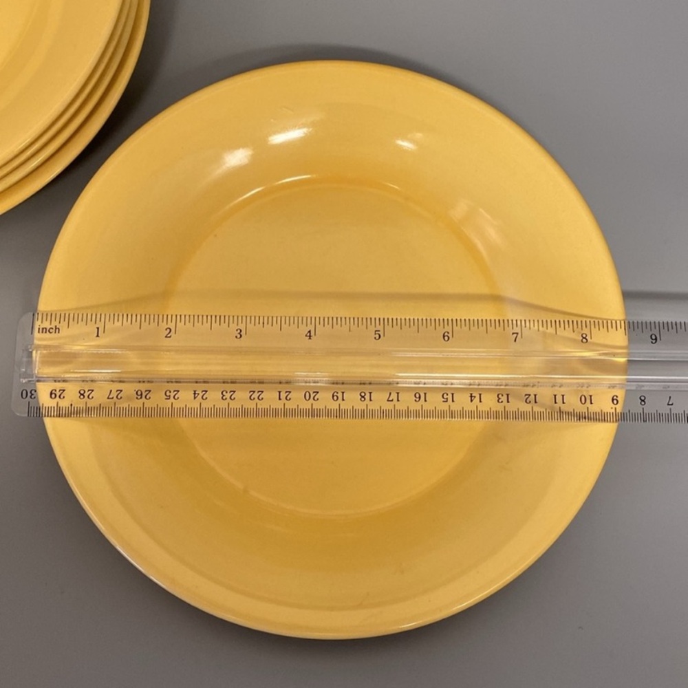 Pier 1 Yellow Ceramic Dinnerware Set